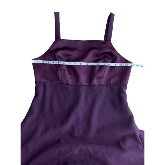 Betsy & Adam Womens Purple Sleeveless Long Formal Maxi Dress Size 14 - Picture 7 of 10
